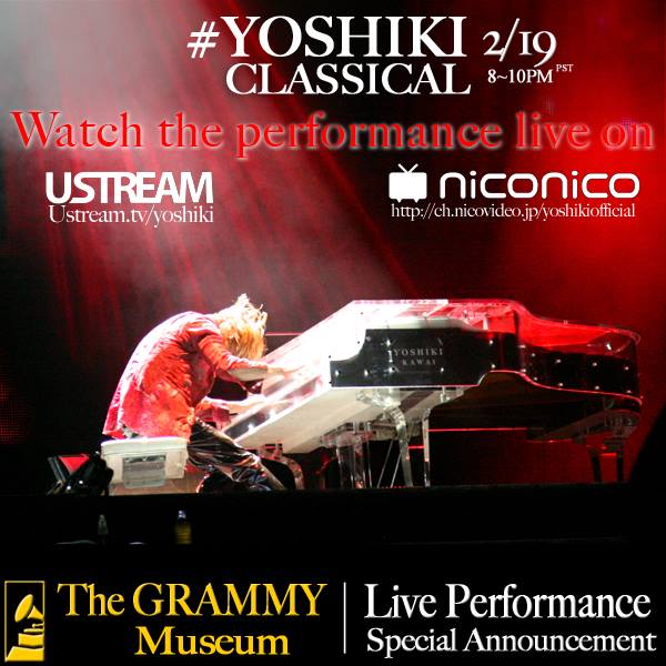 ＜Source：YOSHIKI Official Website＞